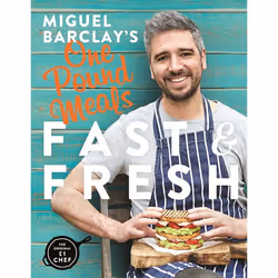 Hachette UK Miguel Barclay's FAST &amp; FRESH One Pound Meals, Anglais, Livre broché, 208 pages