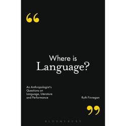 ISBN Where is Language? (An Anthropologist's Questions on Language, Literature and Performance) livre Anglais Couverture rigide 176 pages