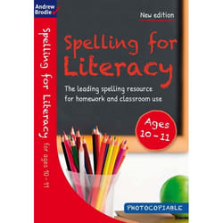 ISBN Spelling for Literacy for ages 10-11