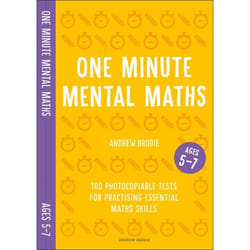 ISBN One Minute Mental Maths for Ages 5-7 (160 photocopiable tests for practising essential maths skills)