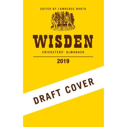 ISBN Wisden Cricketers' Almanack 2019 Couverture rigide