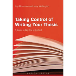 ISBN Taking Control of Writing Your Thesis (A Guide to Get You to the End)
