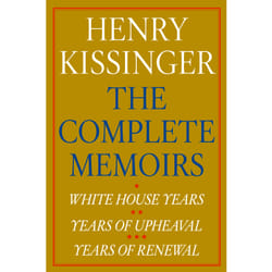 Henry Kissinger The Complete Memoirs E-book Boxed Set - White House Years, Years of Upheaval, Years of Renewal