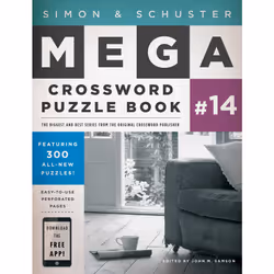 ISBN Simon & Schuster Mega Crossword Puzzle Book #14, Anglais, Livre de poche, 336 pages