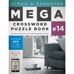 ISBN Simon & Schuster Mega Crossword Puzzle Book #14 Livre de poche