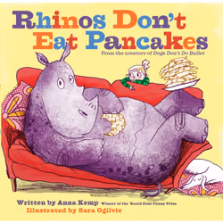 ISBN Rhinos Don't Eat Pancakes, Anglais, Couverture rigide, 32 pages