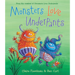 ISBN Monsters Love Underpants Couverture rigide