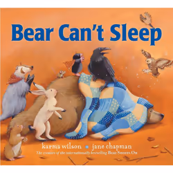 Simon & Schuster Bear Can't Sleep, Pour enfants, Anglais, Couverture rigide, 40 pages