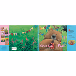 Simon & Schuster Bear Can't Wait livre Animaux Anglais Couverture rigide
