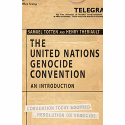 ISBN The United Nations Genocide Convention: An Introduction, Anglais, 192 pages