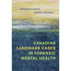 ISBN Canadian Landmark Cases in Forensic Mental Health