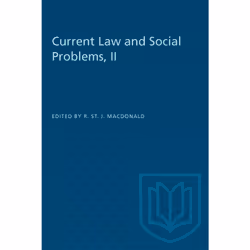 ISBN Current Law and Social Problems, II, Anglais, 272 pages