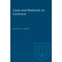 ISBN Cases and Materials on Contracts