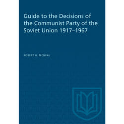 ISBN Guide to the Decisions of the Communist Party of the Soviet Union 1917–1967