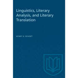 ISBN Linguistics, Literary Analysis, and Literary Translation