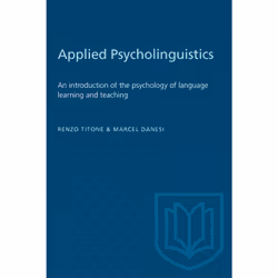 ISBN Applied Psycholinguistics: An introduction of the psychology of language learning and teaching, Anglais, 232 pages