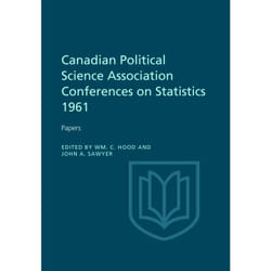 ISBN Canadian Political Science Association Conference on Statistics 1961: Papers