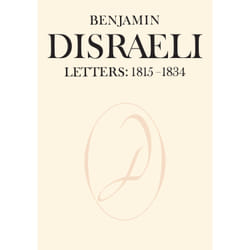 ISBN Benjamin Disraeli Letters: 1815-1834, Volume I