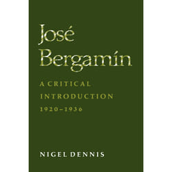 ISBN José Bergamín: A Critical Introduction, 1920-1936