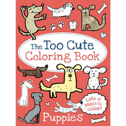 ISBN The Too Cute Coloring Book: Puppies Livre de poche