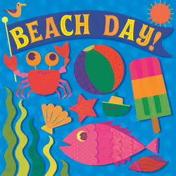 ISBN Beach Day!, Anglais, Couverture rigide, 14 pages