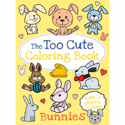 ISBN The Too Cute Coloring Book: Bunnies, Anglais, Livre de poche, 96 pages