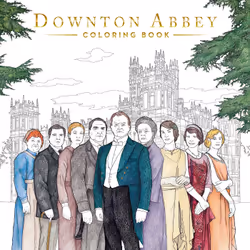 ISBN Downton Abbey Coloring Book, Anglais, Livre de poche, 96 pages