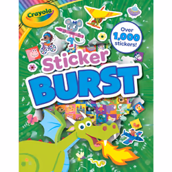 ISBN Crayola Sticker Burst, fiction litéraire, Anglais, Livre broché, 64 pages
