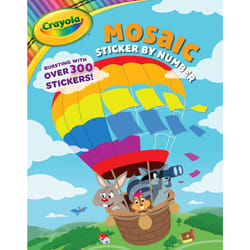 ISBN Crayola Mosaic Sticker by Number livre fiction litéraire Anglais