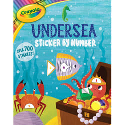 ISBN Crayola Undersea Sticker by Number livre fiction litéraire Anglais