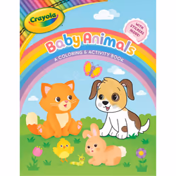 ISBN Crayola Baby Animals: A Coloring &amp; Activity Book, fiction litéraire, Anglais, Livre broché, 64 pages