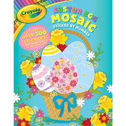 ISBN Crayola Easter Egg Mosaic Sticker by Number livre Art & design Anglais