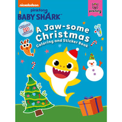 ISBN Baby Shark: A Jaw-some Christmas Coloring and Sticker Book livre fiction litéraire Anglais