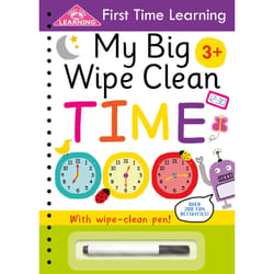 ISBN My Big Wipe Clean Time Livre de poche