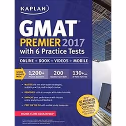 ISBN Kaplan GMAT Premier 2017 with 6 Practice Tests : Online + Videos + Mobile + Book, Education, Anglais, Livre broché