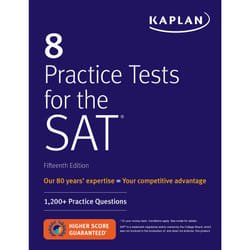 ISBN 8 Practice Tests for the SAT livre Education Anglais