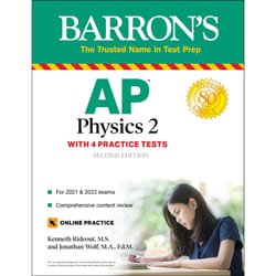 ISBN AP Physics 2: 4 Practice Tests + Comprehensive Review + Online Practice livre Science Fiction Anglais Livre broché 288 pages