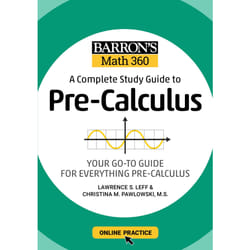 ISBN Barron's Math 360: A Complete Study Guide to Pre-Calculus with Online Practice livre Education Anglais