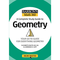 ISBN Barron's Math 360: A Complete Study Guide to Geometry with Online Practice livre Education Anglais