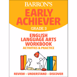 ISBN Barron's Early Achiever: Grade 3 English Language Arts Workbook Activities & Practice, Art & design, Anglais, Livre broc ...