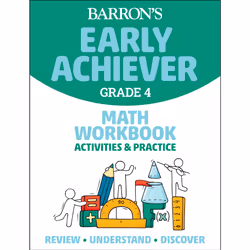 ISBN Barron's Early Achiever: Grade 4 Math Workbook Activities &amp; Practice, Littérature, Anglais, Livre broché, 180 pages
