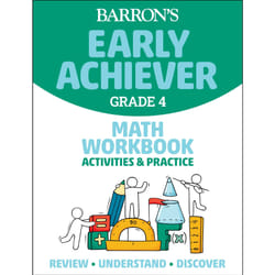 ISBN Barron's Early Achiever: Grade 4 Math Workbook Activities & Practice livre Littérature Anglais