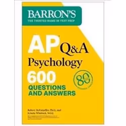 ISBN AP Q&A Psychology : 600 Questions and Answers, Education, Anglais, 352 pages