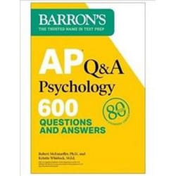 ISBN AP Q&A Psychology : 600 Questions and Answers livre Education Anglais 352 pages