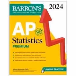 ISBN AP Statistics Premium 2024 : 9 Practice Tests + Comprehensive Review + Online Practice, Education, Anglais, 648 pages