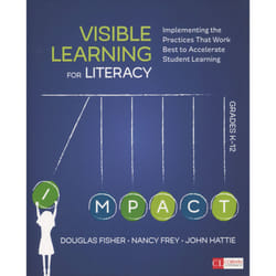 Visible Learning for Literacy Grades K12 by John Hattie