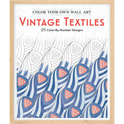 ISBN Color Your Own Wall Art Vintage Textiles Livre de poche