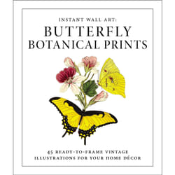 ISBN Instant Wall Art - Butterfly Botanical Prints Livre de poche