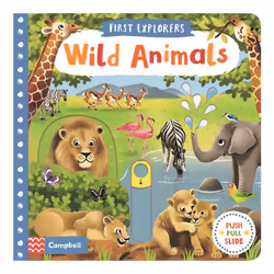 ISBN Wild Animals, Anglais, Couverture rigide, 10 pages