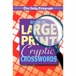 ISBN Daily Telegraph Book of Large Print Cryptic Crosswords, Anglais, Livre broché, 192 pages